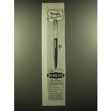 1947 Wearever Marlboro Pen Ad - Simply magnificent