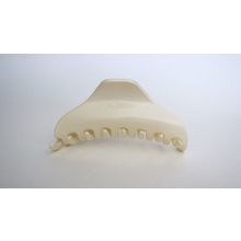 Blonde creme white acrylic hair claw clip for fine, thin hair