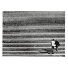 Mick Rock Harmony Gigantic Public Staircase Photo Award Postcard