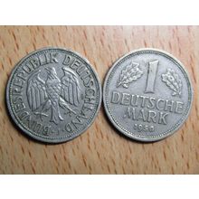 1950j 1 Deutsche Mark Germany Coin