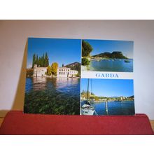 multiview, LAGO DI GARDA, ITALY used postcard 1970s? =
