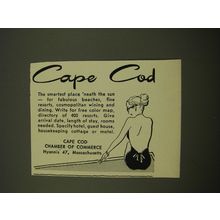 1961 Cape Cod Chamber of Commerce Advertisement