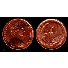 Australia One Cent 1983 Used Coin Possum Queen Elizabeth II 1c QE II