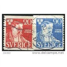 1945 Michel 314A/315A - #2 fine used (o)