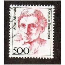 GER 1986 500pf 'FAMOUS WOMEN -ALICE SOLOMON' FINE USED (EBID30-096)