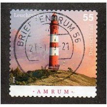 GER 2008 €0.55 (S/A) 'LIGHTHOUSES -AMRUM' FINE USED (EBID30-568)
