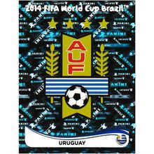 2014 Panini World Cup Soccer Stickers - #260 - Uruguay Logo