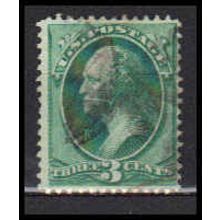 Used 147 3c George Washington Barely Clears RA0062