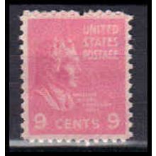 814 9c William Harrison Fine MNH B0314