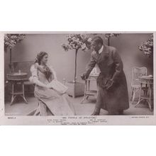 Mr Popple Of Ippleton Ethel Irving Mr G Huntley Play Real Photo RPC Postcard