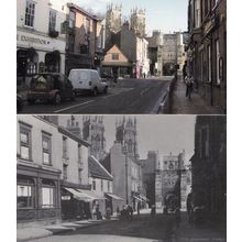 Bootham The Exhibition Pub Tram Route Just Wider Cigar Shop 2x York Postcard s
