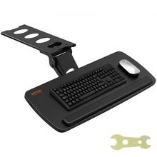 Keyboard Tray under Desk Adjustable Height, Height and Angle Adjustable unde...