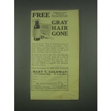 1930 Mary T. Goldman Ad - Gray Hair Gone