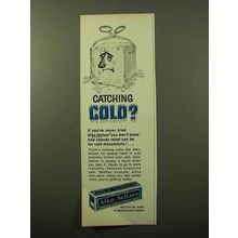 1964 Alka-Seltzer Ad - Catching Cold?