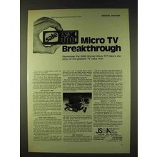1979 Sinclair Micro TV Ad - Breakthrough