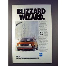 1978 Plymouth Horizon Car Ad - Blizzard