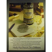 1978 Noilly Prat French Extra Dry Vermouth Ad