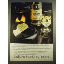 1978 Noilly Prat French Extra Dry Vermouth Ad - Dry Different