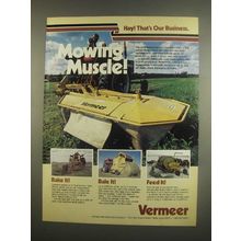 1984 Vermeer Mowers, Rakes, Balers and Bale Buster Ad