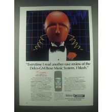 1985 Delco-GM Bose Music System Ad - Rave Review