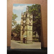 THE CLOCK TOWER, RIPON, YORKSHIRE used postcard 1974 postmark =