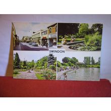 multiview, SWINDON, WILTSHIRE used postcard 1971 pm =