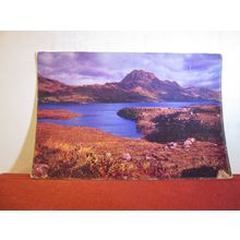 LOCH MAREE & THE SLIOCH Wester Ross unused postcard by W S Thomson =