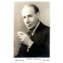 Harry Hemsley Old Radio Comedian Vintage Hand Signed Photo