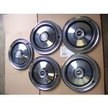 1975 1976 PLYMOUTH 76 - 79 VOLARE ROAD RUNNER 14" HUBCAPS OEM (5) #3580408