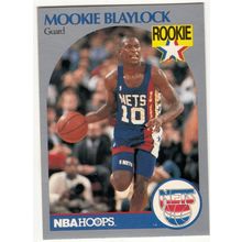 1990-91 Hoops Mookie Blaylock RC basketball card #193 - Timberwolves