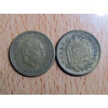 Spain 1956 Franco 1947-56* 1 Peseta Coin