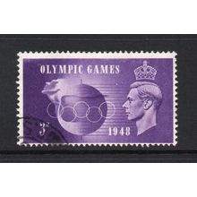 George VI - 1948 - 3d Olympic Games (sg496) Used