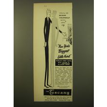 1961 The Tuscany Hotel Advertisement - You'll be beside yourself with joy