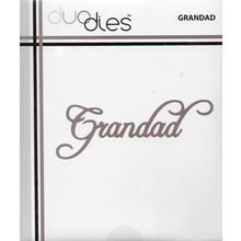 Duo Dies. Grandad Die. Die Cutting Cardmaking Scrapbooking Crafts