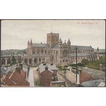 North, St Albans Abbey, Hertfordshire, c.1905-19 - Valentine's Postcard