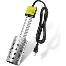 1500W Ul-Listed Immersion Heater, GESAIL Bucket Water Heater with 304 Stainless-