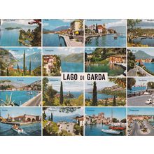 Ross's Multiview Postcard Lago Di Garda Lake Garda