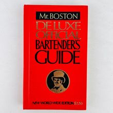 Mr Boston Deluxe Official Bartenders Guide 1974 New World Wide Edition Hardcover