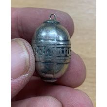 VINTAGE INDIAN SILVER? PENDANT 5 GRAMS 3cm-TALL (P3)