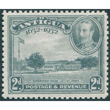 Antigua 1932 2d. grey Tercentenary SG84 unused