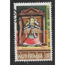 AUS 1974 7c 'CHARTER OF JUSTICE' FINE USED (EBID52-073)