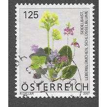 AUT 2007 125c 'FLORA DEFINITIVES ' FINE USED (EBID73-272)