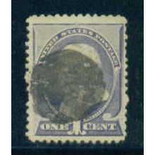 Used 212 1c Benjamin Franklin Just Clears M01333