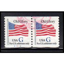 Used 2890 32c G Old Glory Very Fine CNP Left A1314 PA1541