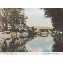 River Soar Kegworth Leicester Womens Institute Rare 1980s Postcard