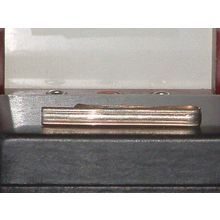 Pre-Owned Modern Long Gold Tone Tie Bar