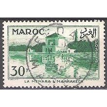 Maroc 1955 Michel 401 O Cote (2005) 0.60 € Marrakech La Menara Cachet rond