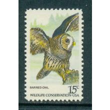 1762 15c Barred Owl Fine MNH MA0717