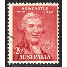 AUSTRALIA 1947: 150th ANNIVERSARY OF NEWCASTLE - 2½d USED (G1)