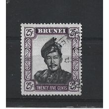 Brunei.SG109 25c Sultan Omar Ali Saifuddin.Fine Used.Aug25k